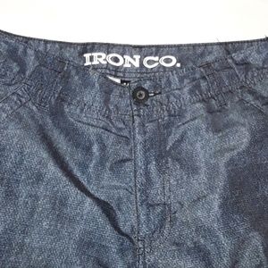 Iron CO. Navy Blue Active Cargo Shorts